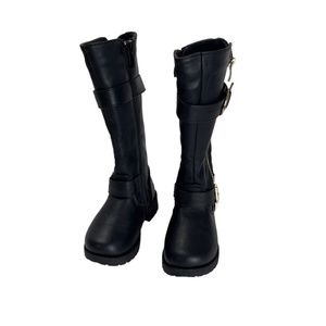 Laundry Girl Alaia Toddler 5 Black High Boot Zip Buckle